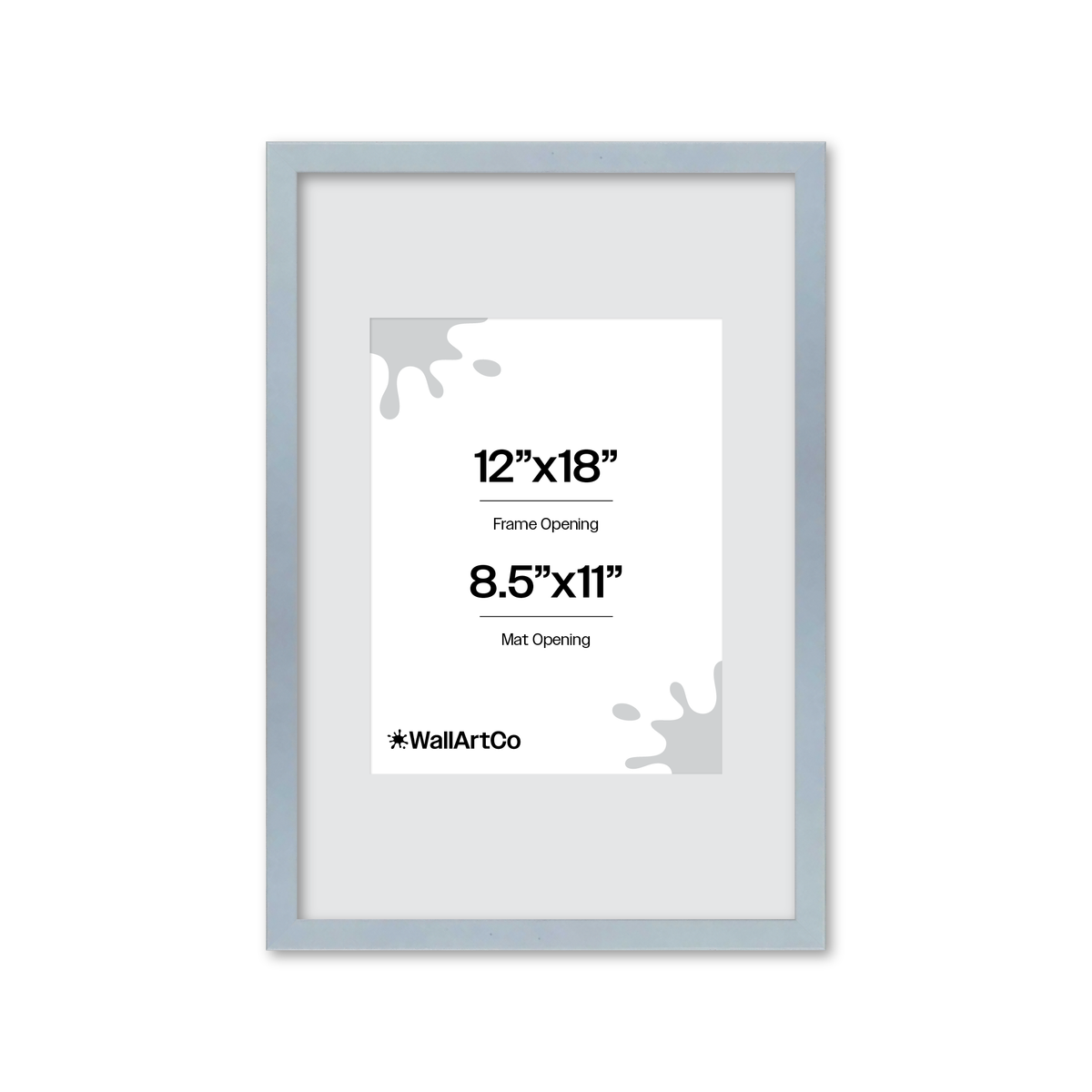 The Attention Grabber Light Blue Picture Frame