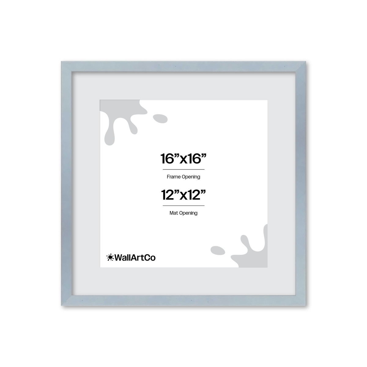The Attention Grabber Light Blue Picture Frame