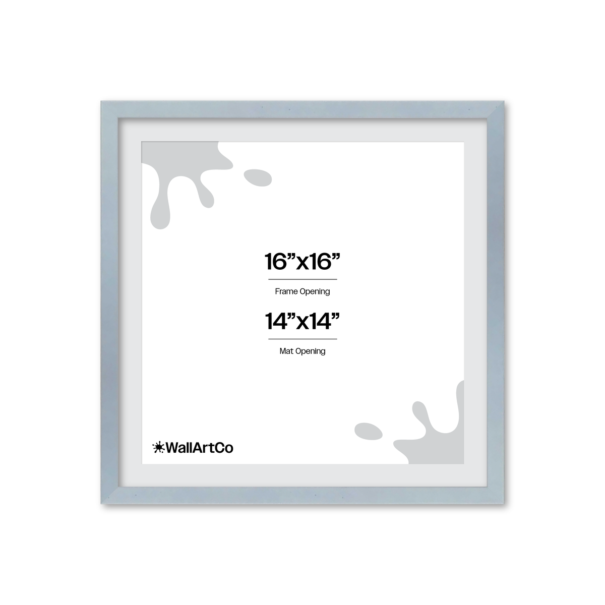 The Attention Grabber Light Blue Picture Frame