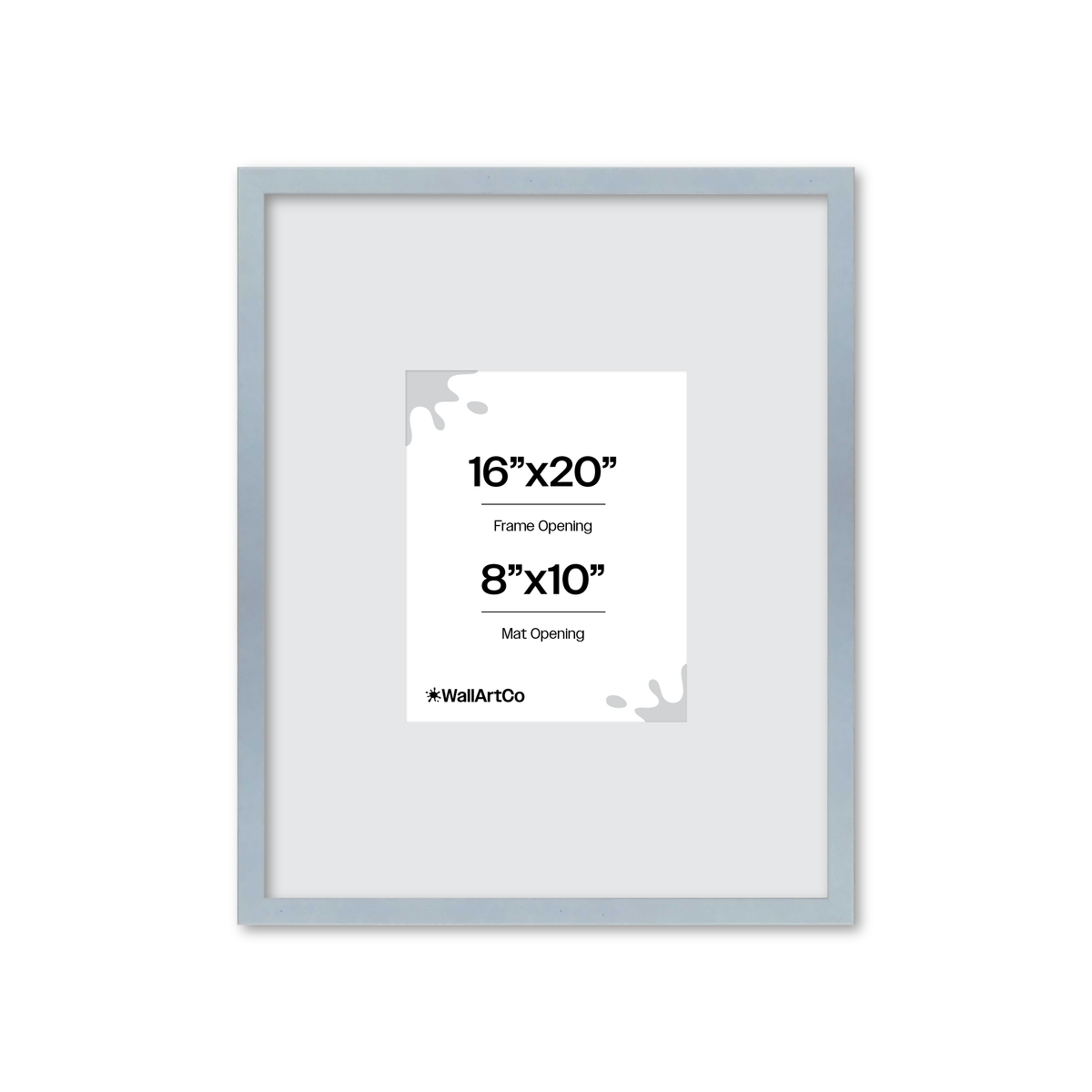 The Attention Grabber Light Blue Picture Frame