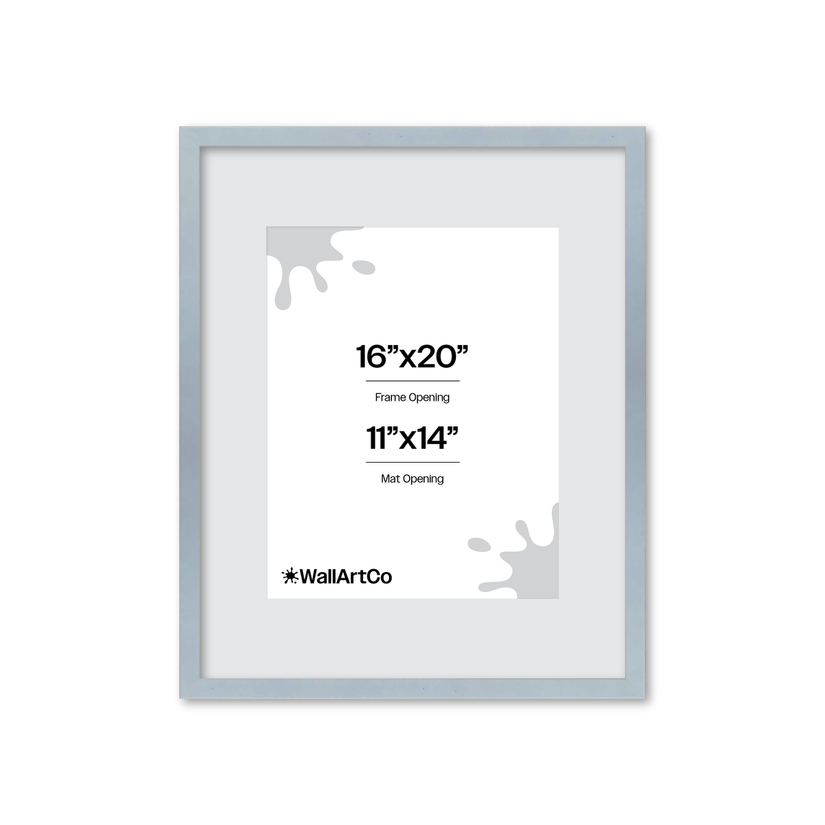 The Attention Grabber Light Blue Picture Frame