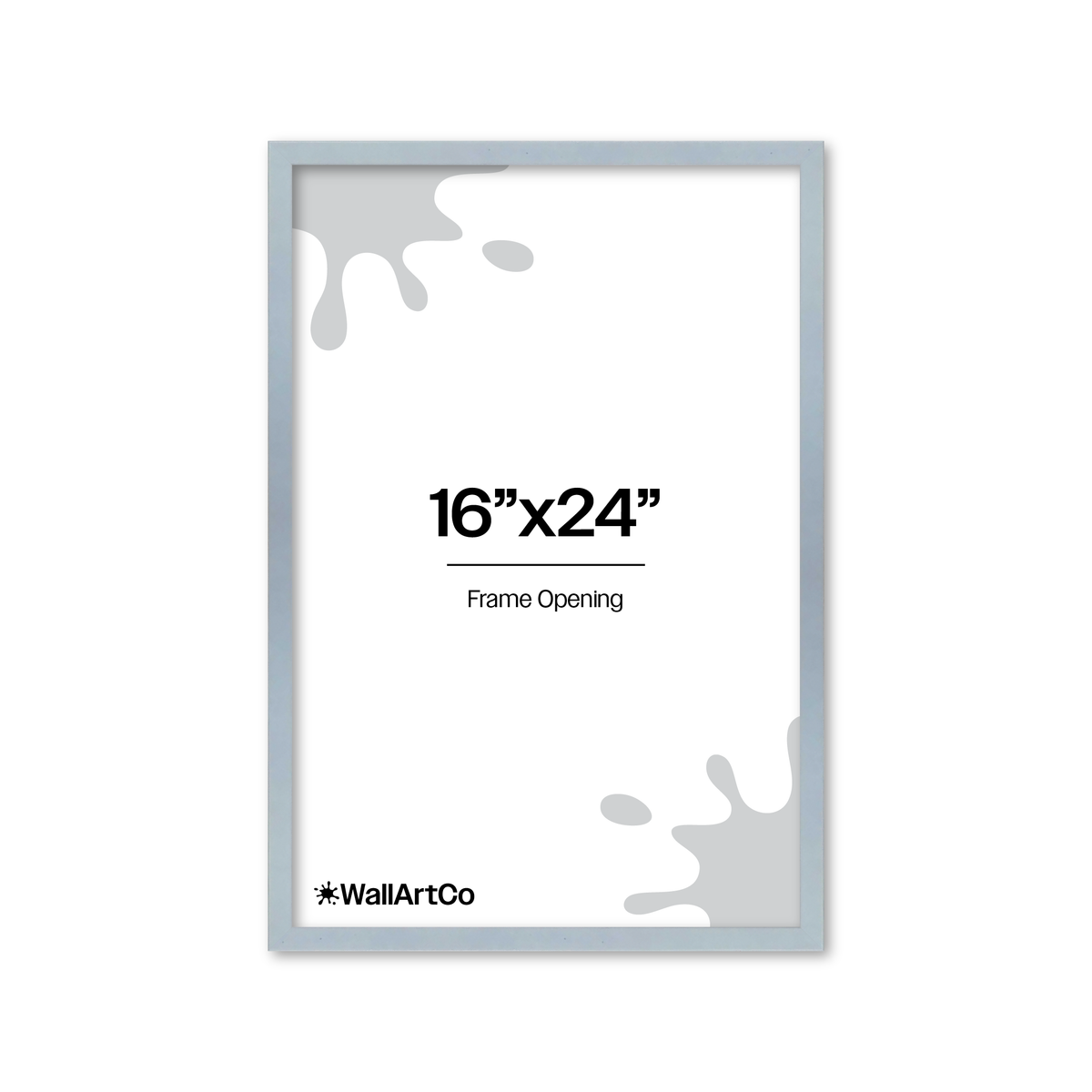 The Attention Grabber Light Blue Picture Frame