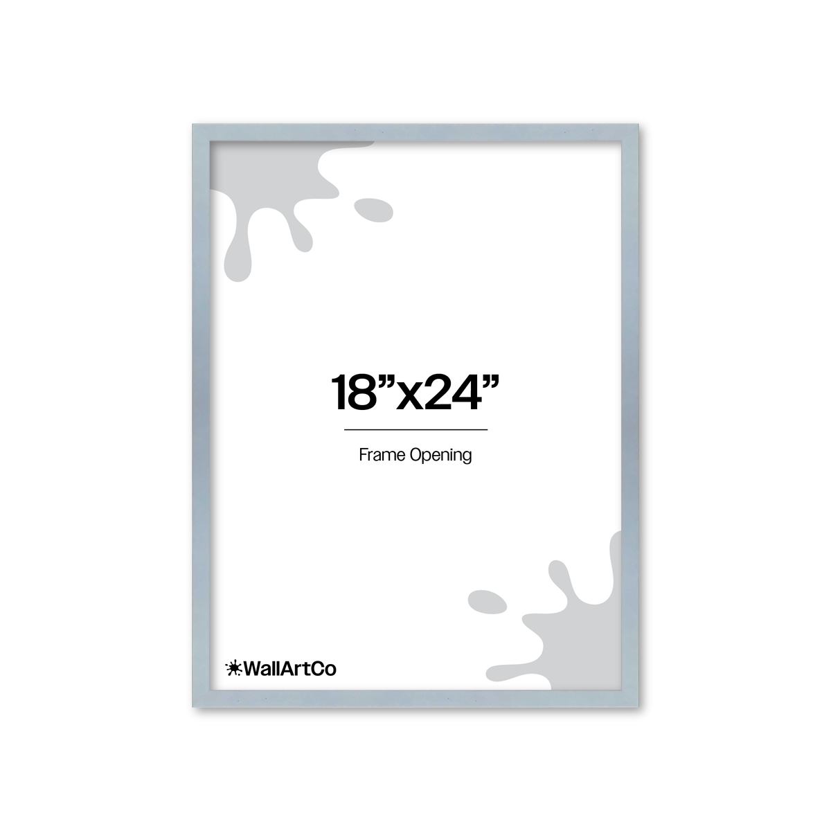 The Attention Grabber Light Blue Picture Frame