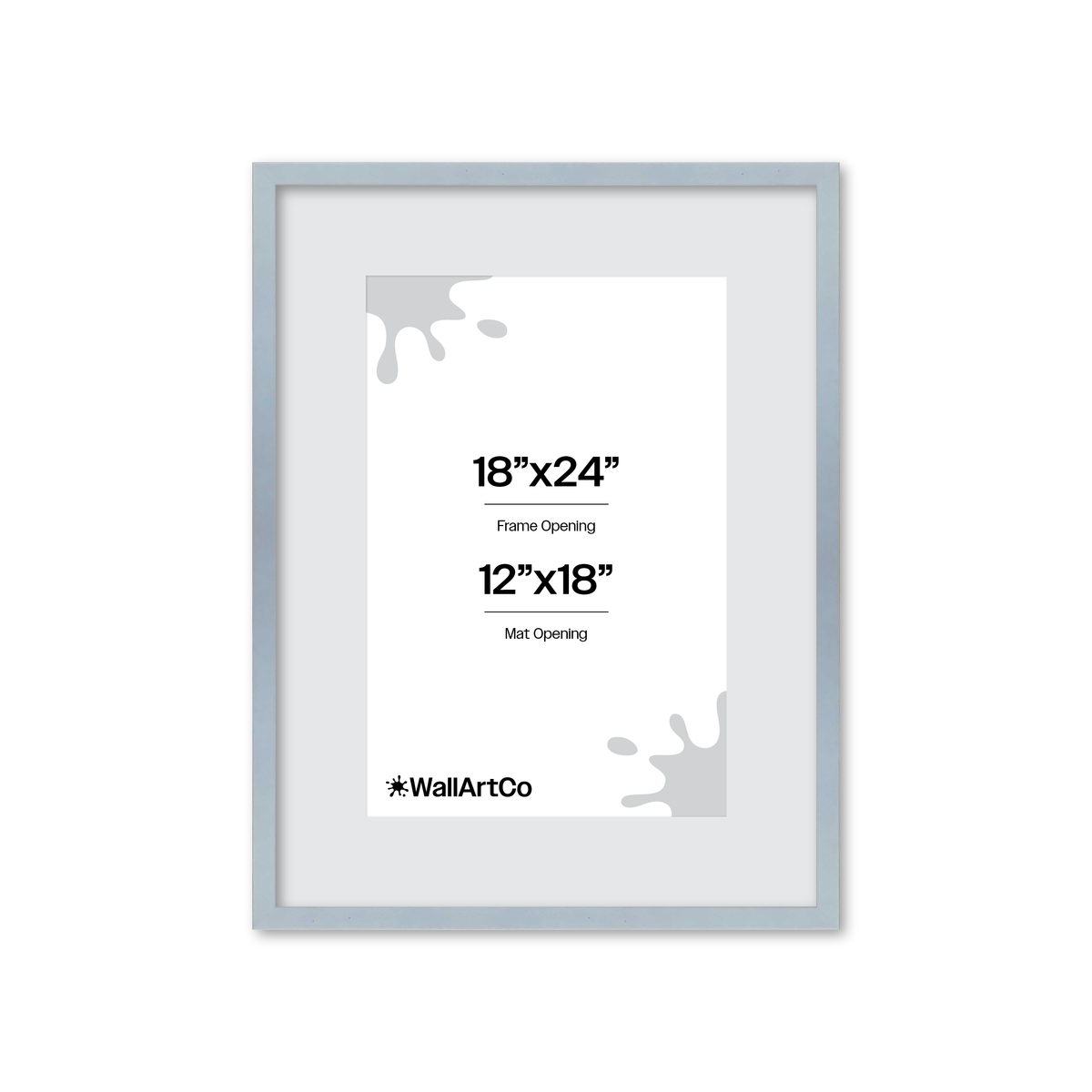 The Attention Grabber Light Blue Picture Frame