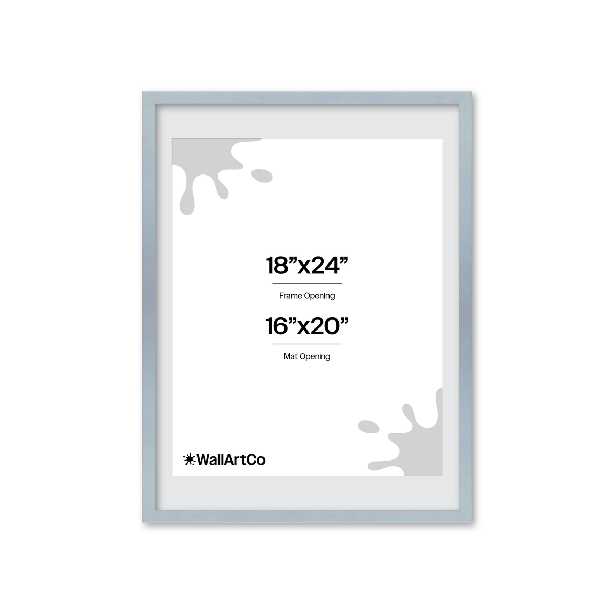 The Attention Grabber Light Blue Picture Frame