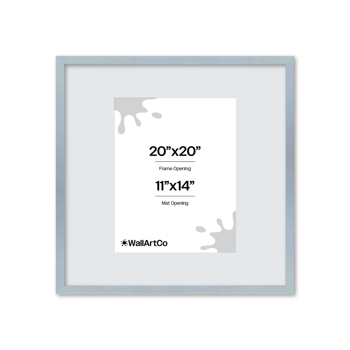 The Attention Grabber Light Blue Picture Frame