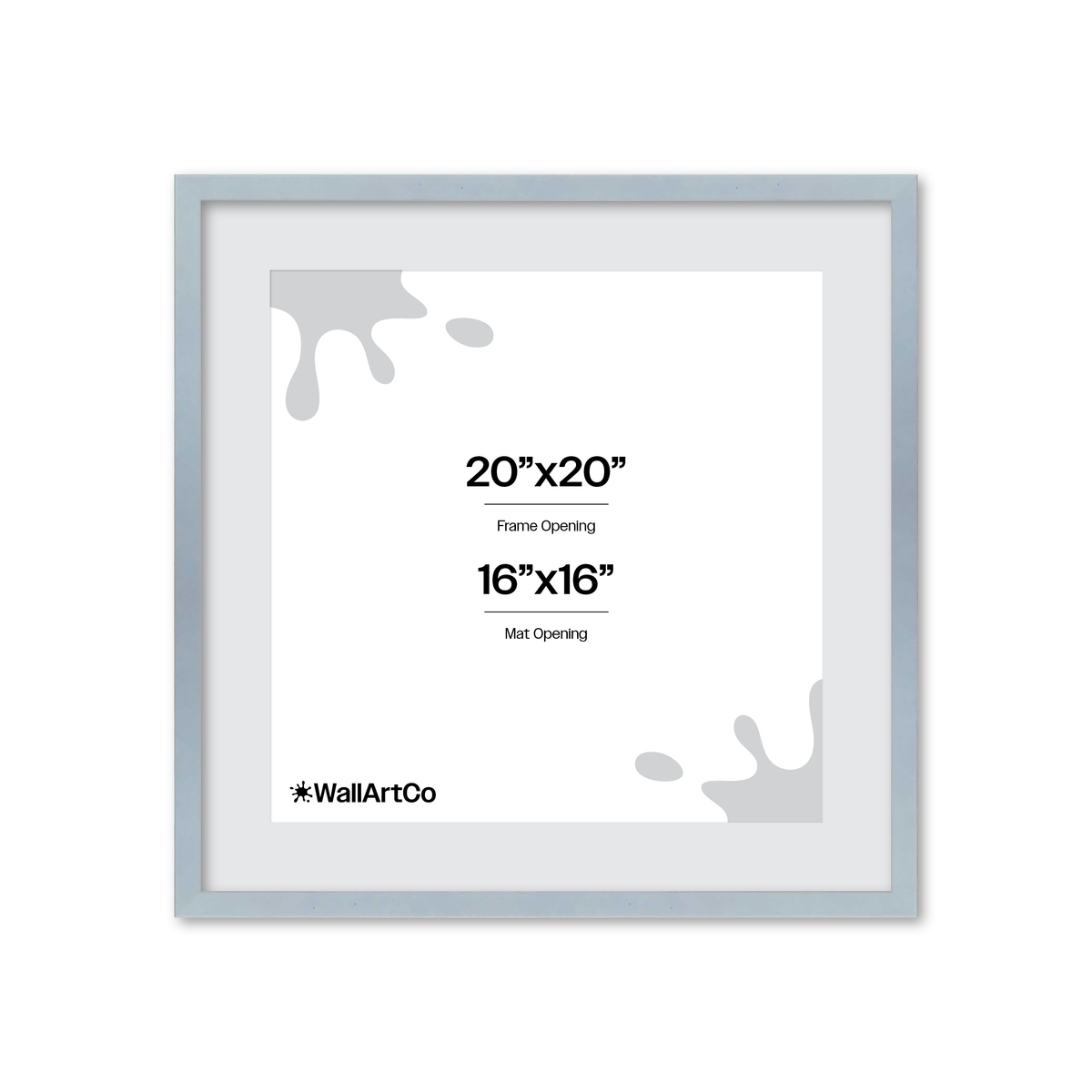 The Attention Grabber Light Blue Picture Frame