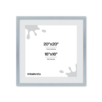 The Attention Grabber Light Blue Picture Frame