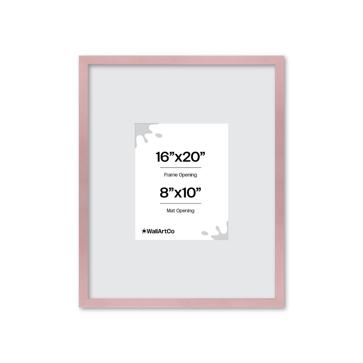 The Attention Grabber Pink Picture Frame