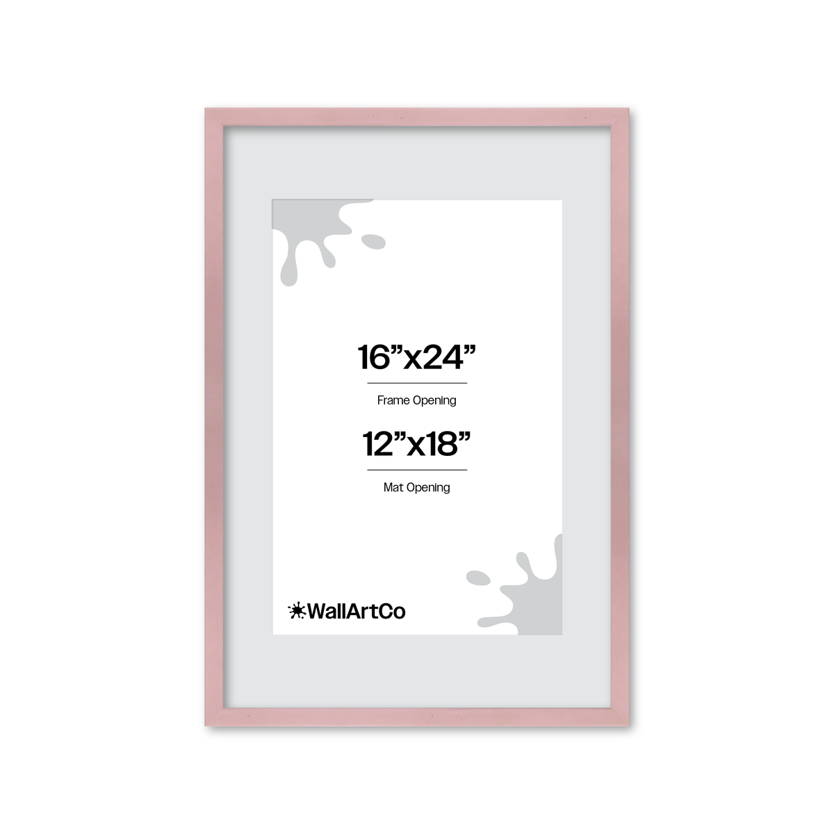 The Attention Grabber Pink Picture Frame