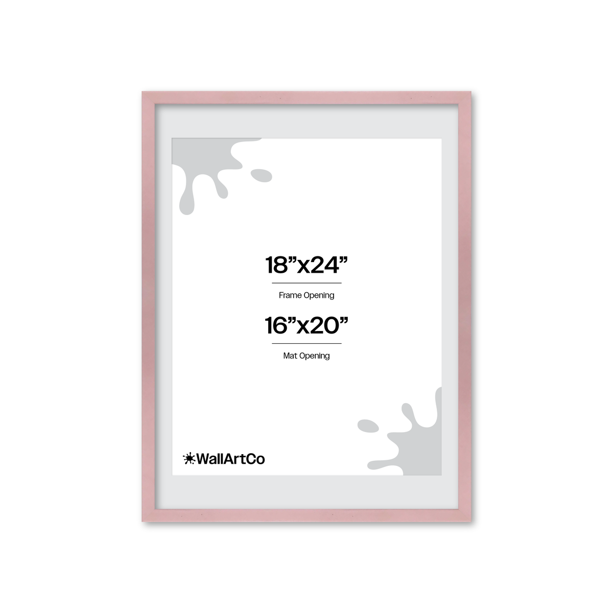 The Attention Grabber Pink Picture Frame