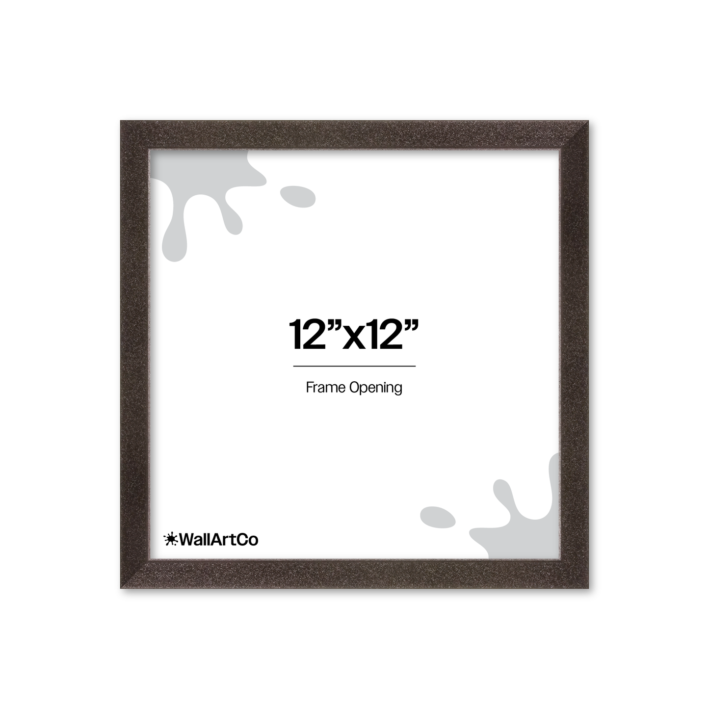 The Little Luxe - Black Glitter Picture Frame