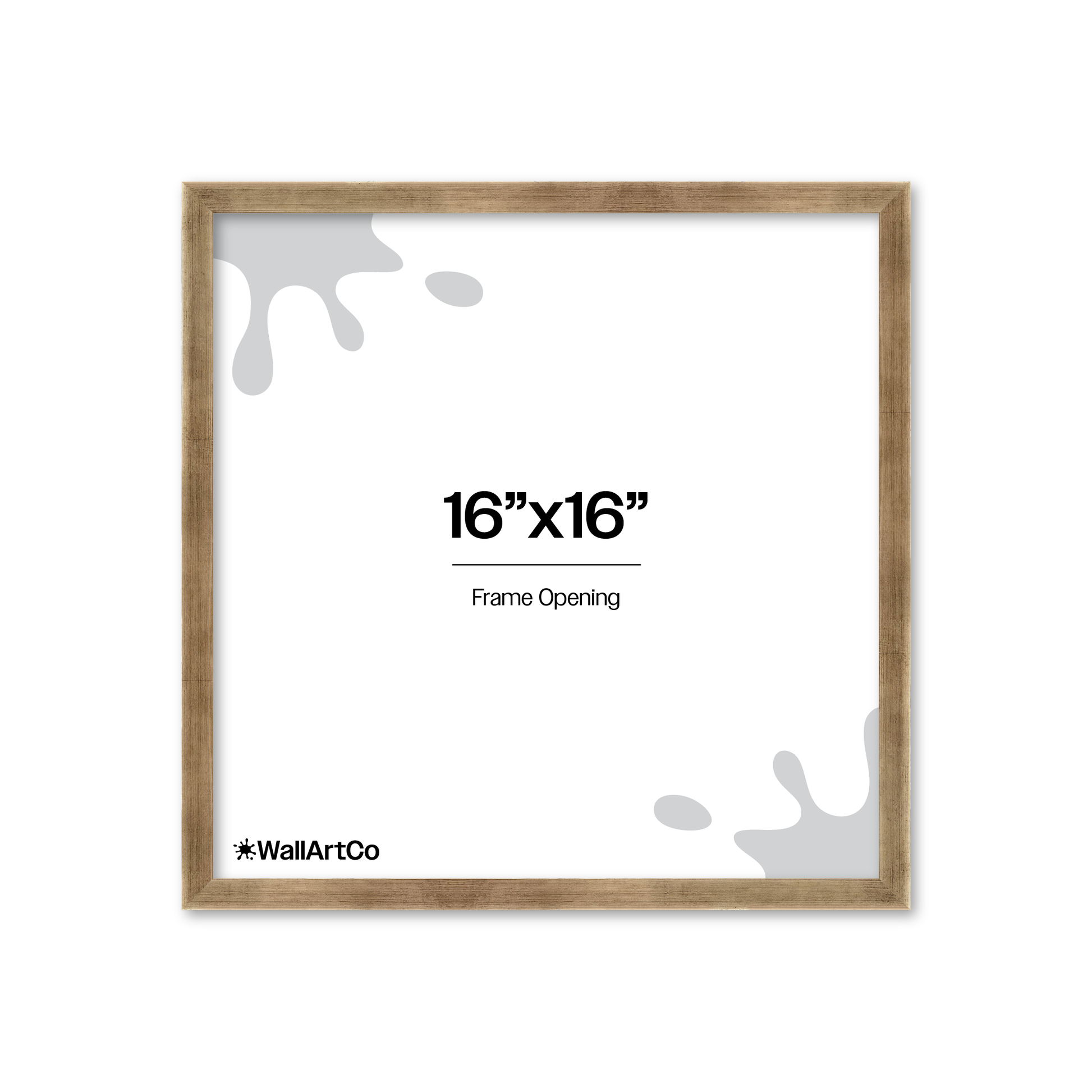 Front of picture frame