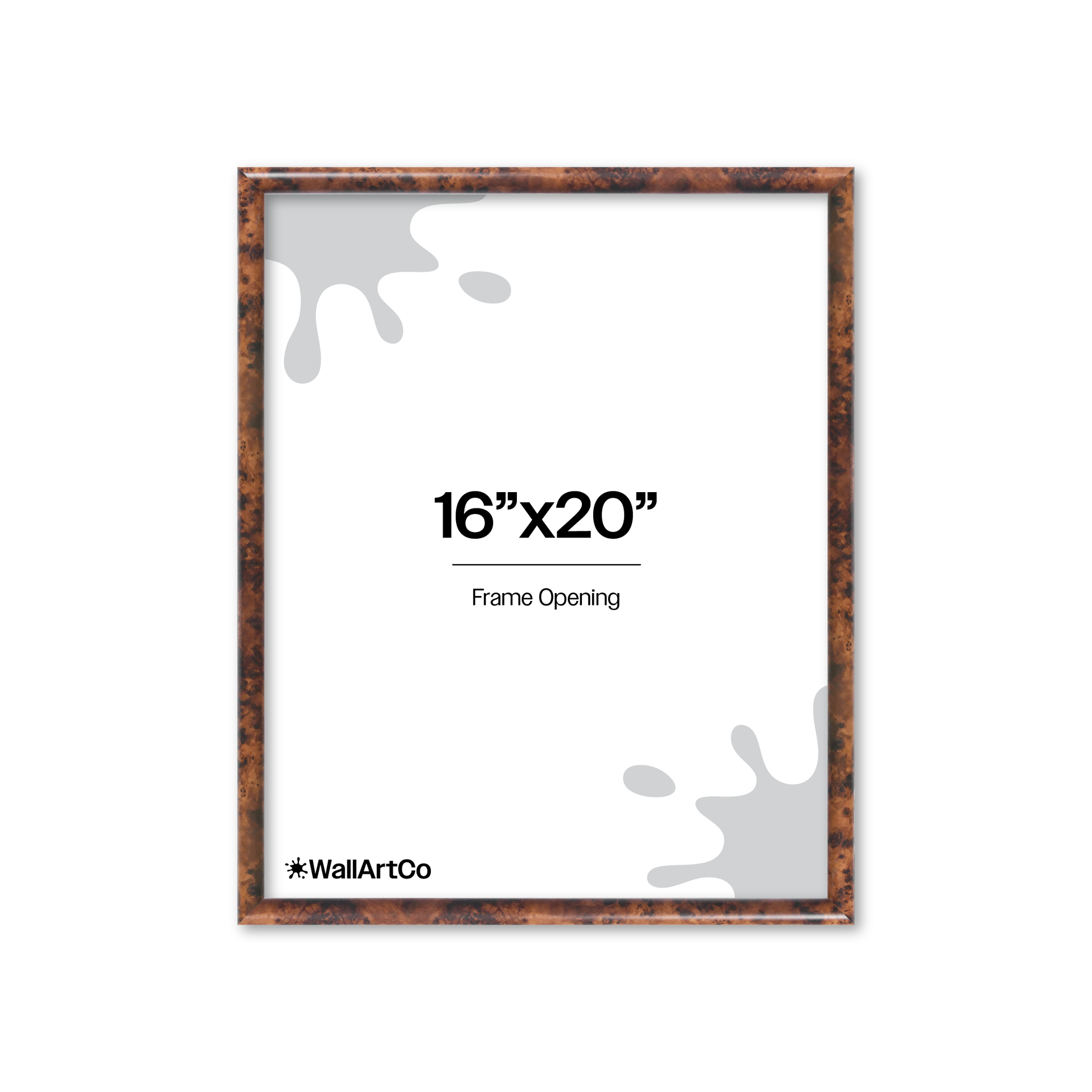 Front of picture frame
