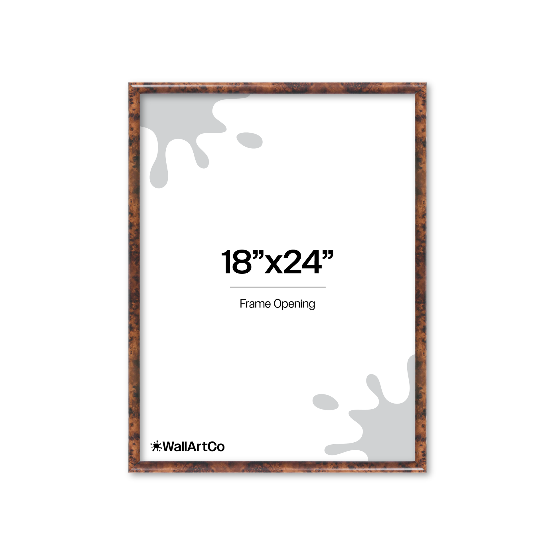 Front of picture frame