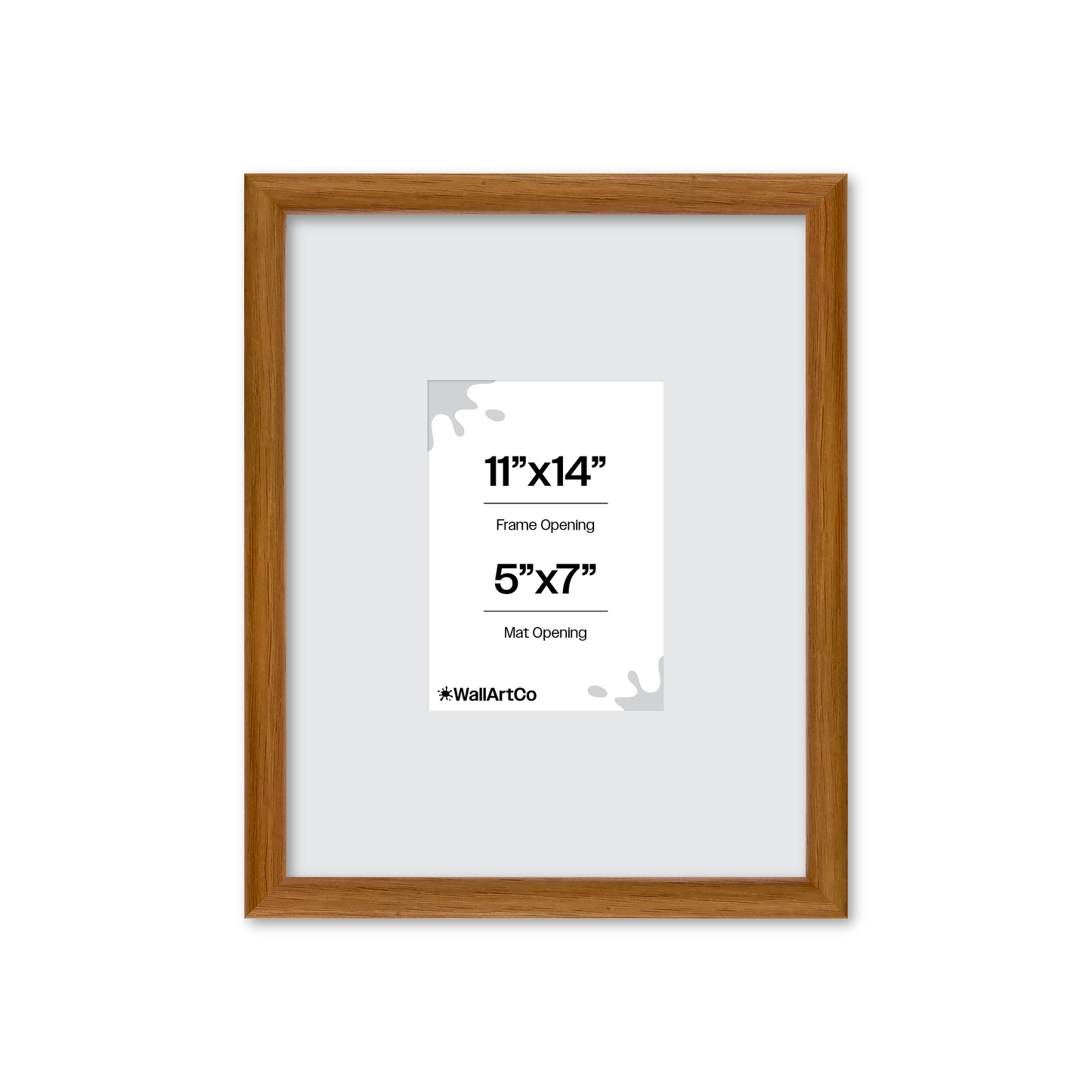 11" x 14" Light Oak Hudson Narrows Wall Frame