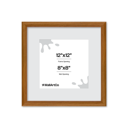 12" x 12" Light Oak Hudson Narrows Wall Frame
