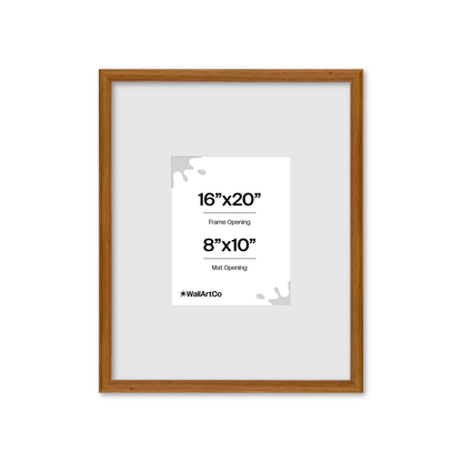 16" x 20" Light Oak Hudson Narrows Wall Frame