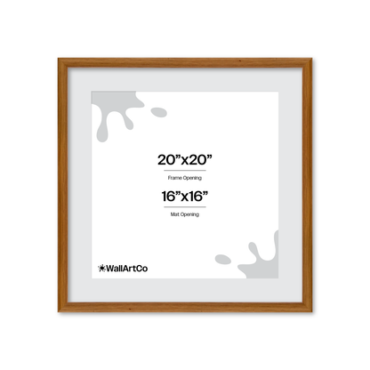 20" x 20" Light Oak Hudson Narrows Wall Frame
