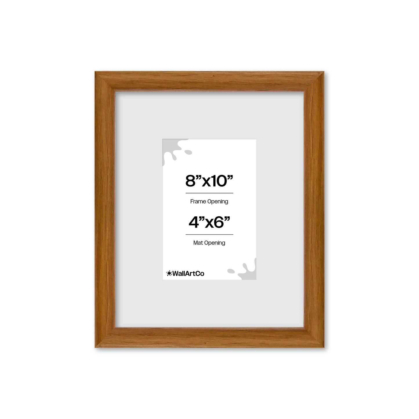 8" x 10" Light Oak Hudson Narrows Wall Frame