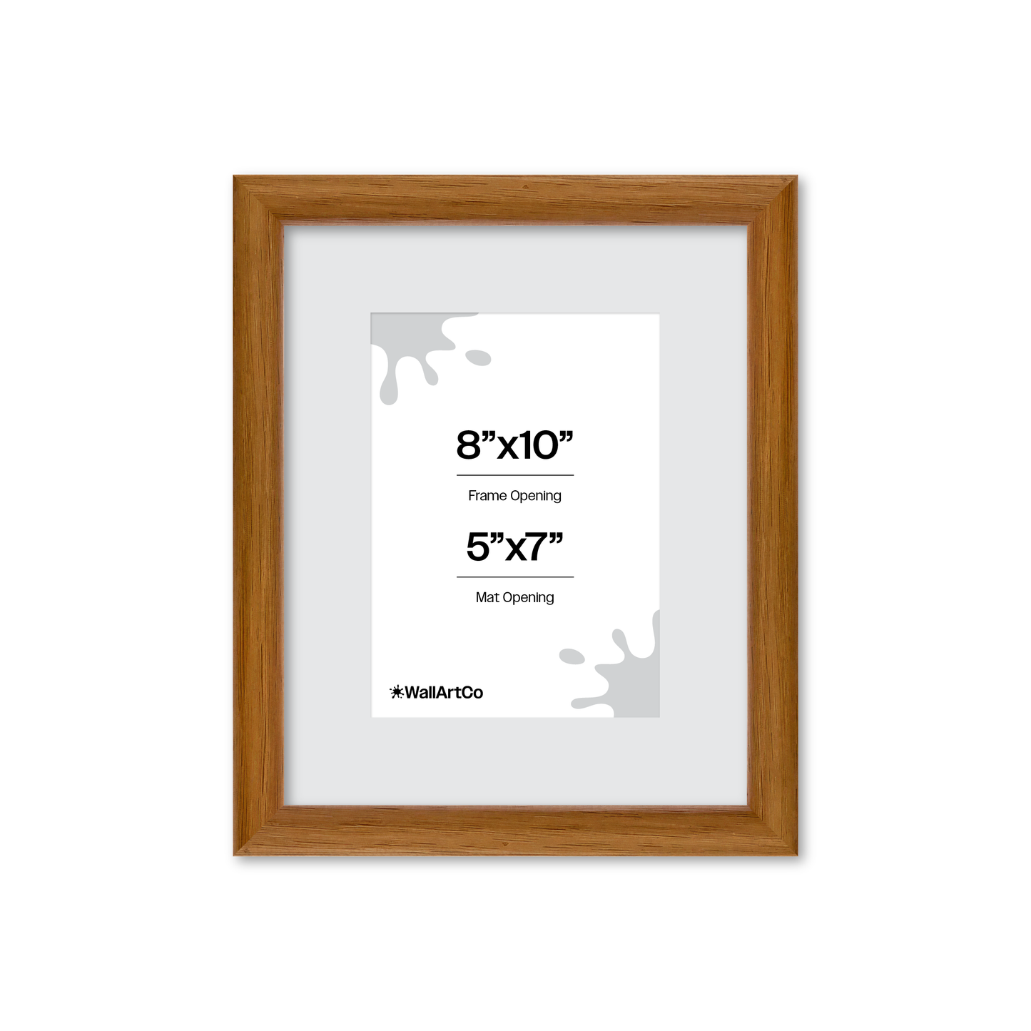 8" x 10" Light Oak Hudson Narrows Wall Frame