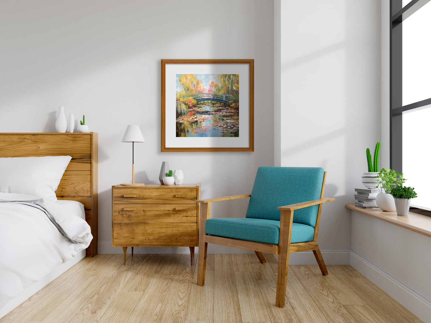 The All-Rounder 7/8" - Light Oak Picture Frame