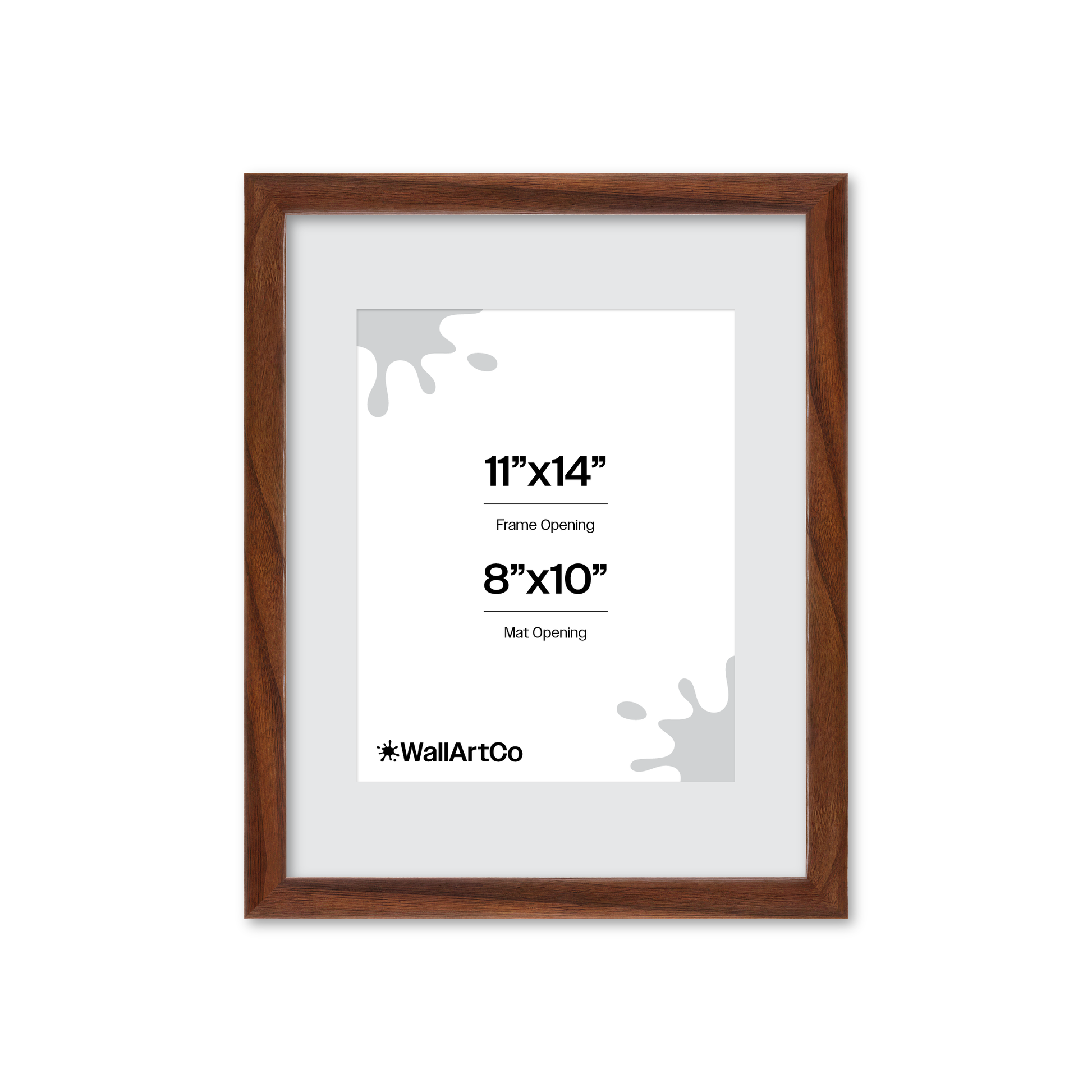 11" x 14" Dark Walnut Hudson Narrows Wall Frame