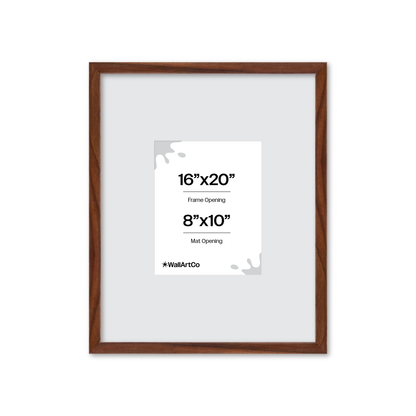 16" x 20" Dark Walnut Hudson Narrows Wall Frame