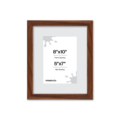 8" x 10" Dark Walnut Hudson Narrows Wall Frame