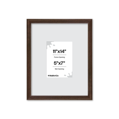 11" x 14" Dark Oak Hudson Narrows Wall Frame