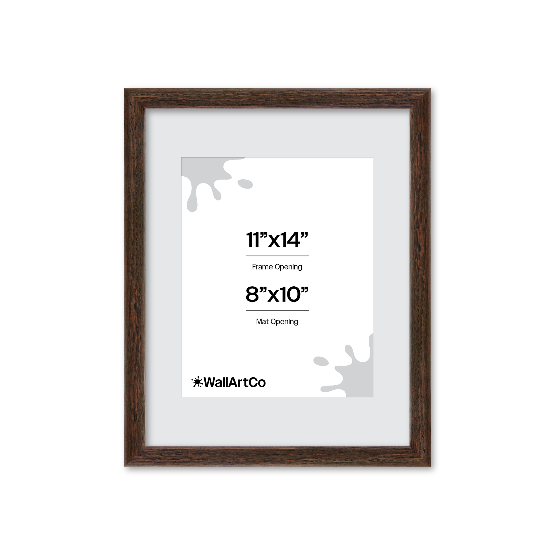 11" x 14" Dark Oak Hudson Narrows Wall Frame