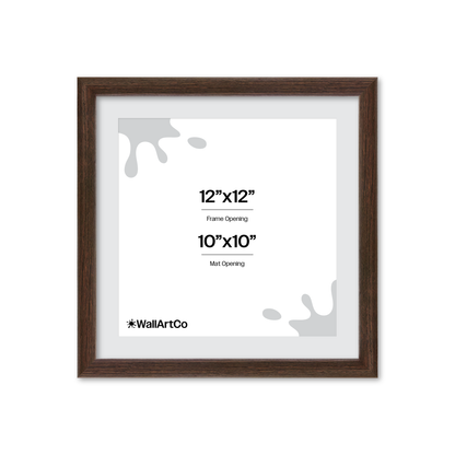 12" x 12" Dark Oak Hudson Narrows Wall Frame