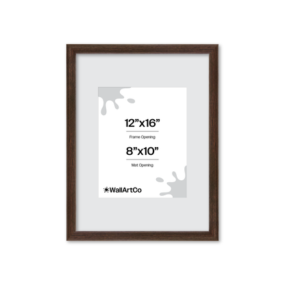 12" x 16" Dark Oak Hudson Narrows Wall Frame