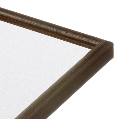 corner of the Dark Oak Hudson Narrows Wall Frame