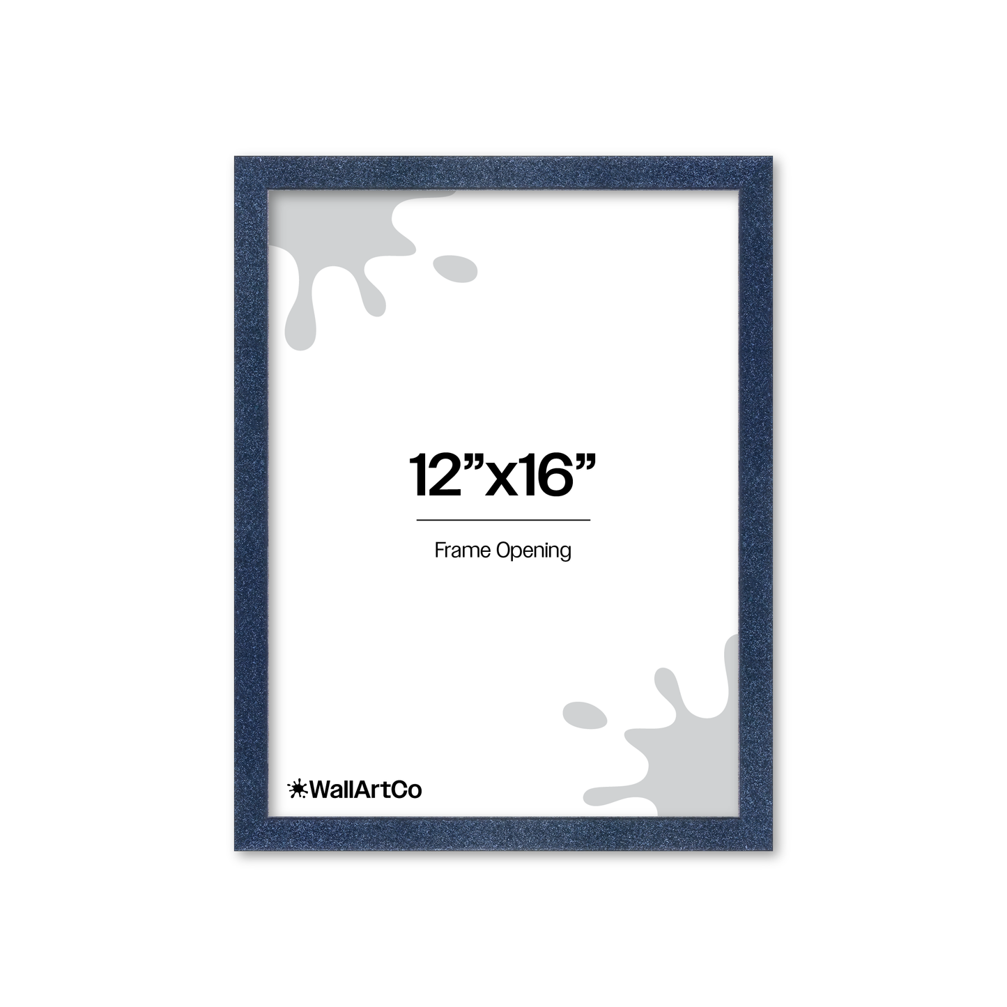 The Little Luxe - Blue Glitter Picture Frame