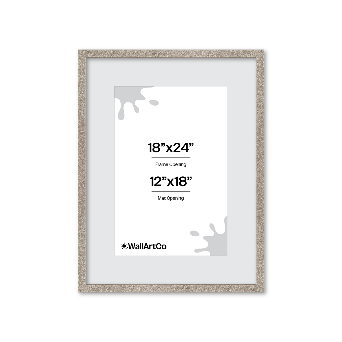 Front of picture frame