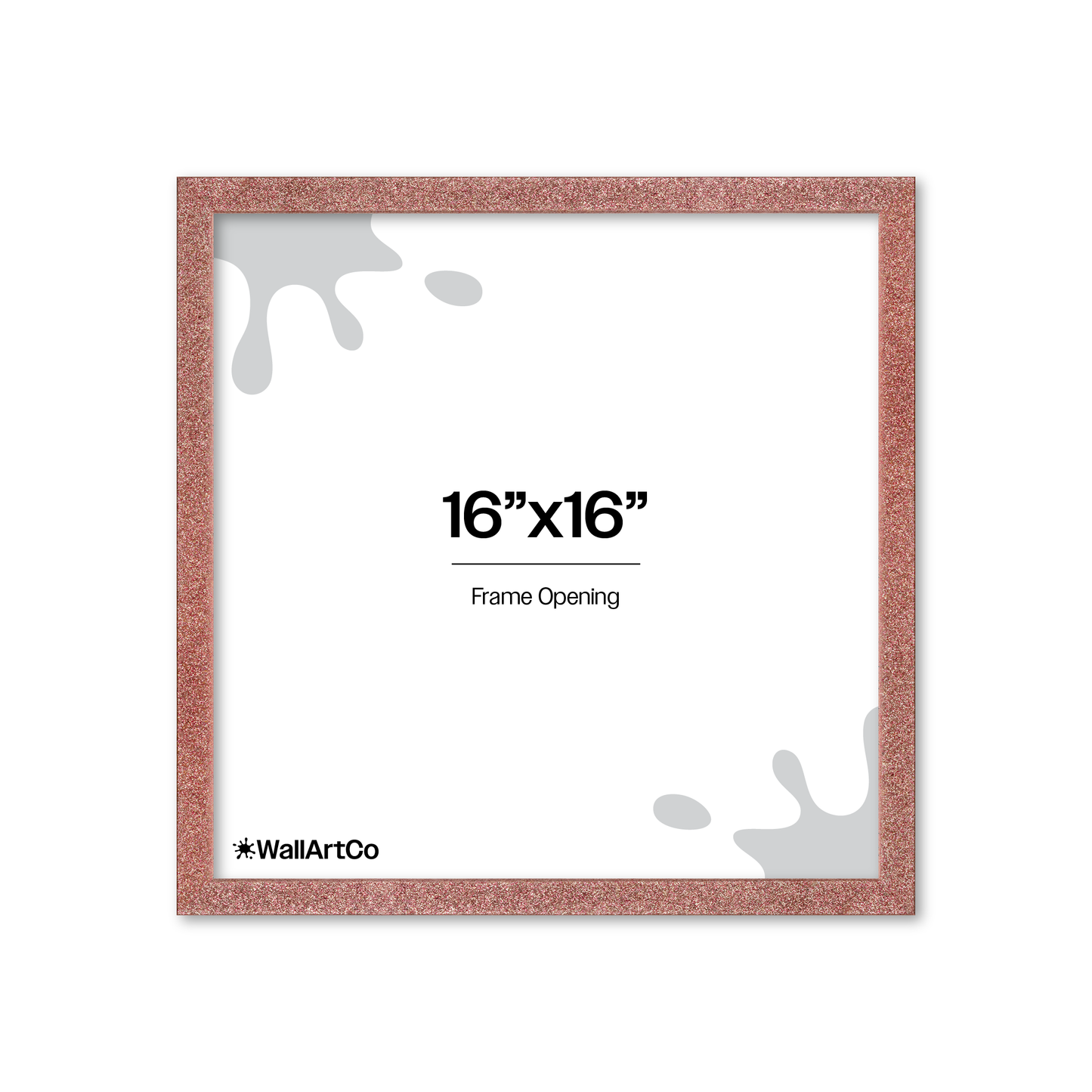 The Little Luxe - Pink Glitter Picture Frame