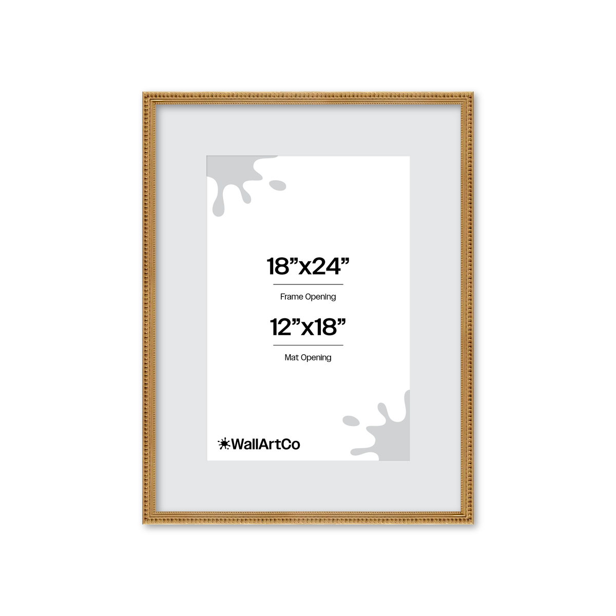 The Debutante Gold Picture Frame