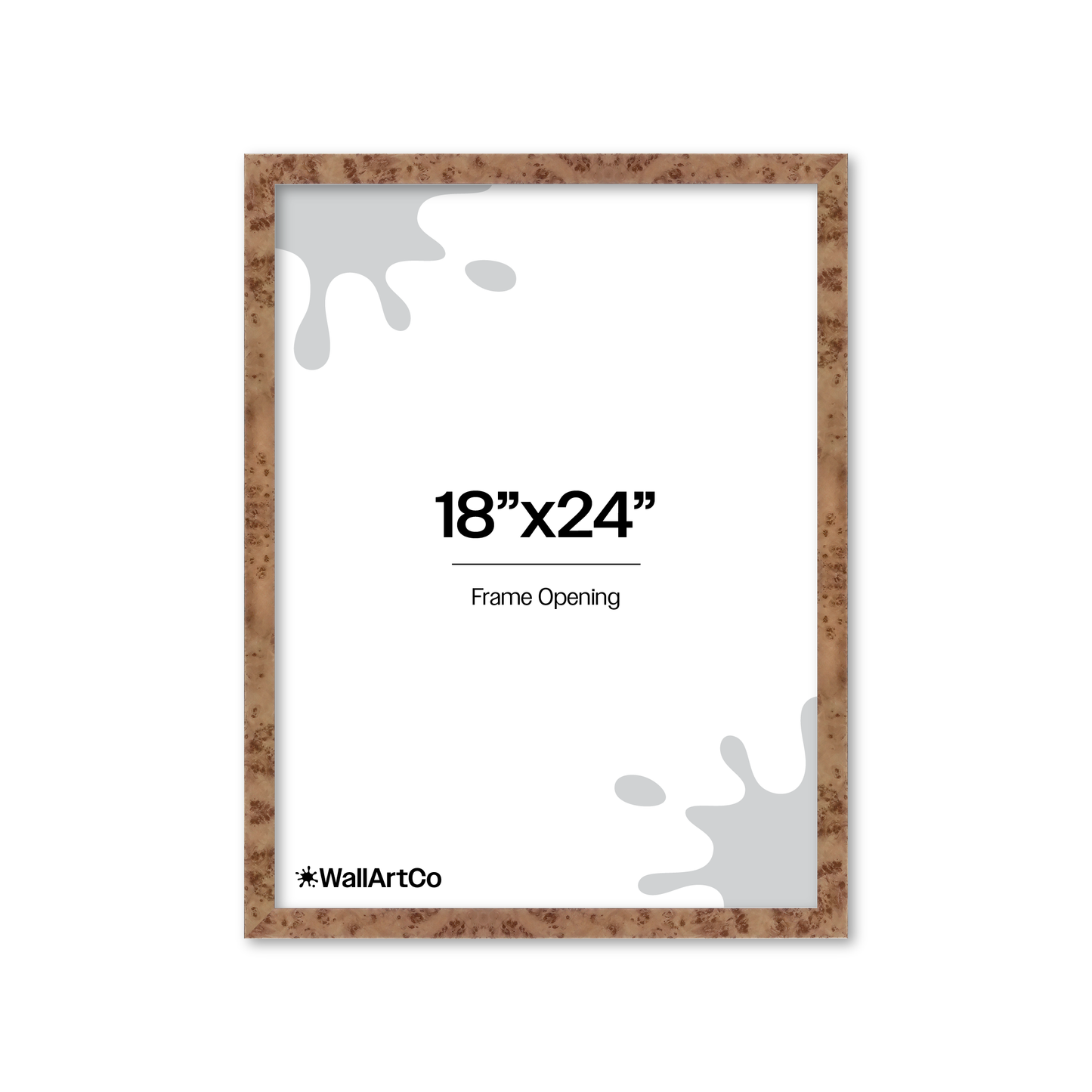 Front of picture frame