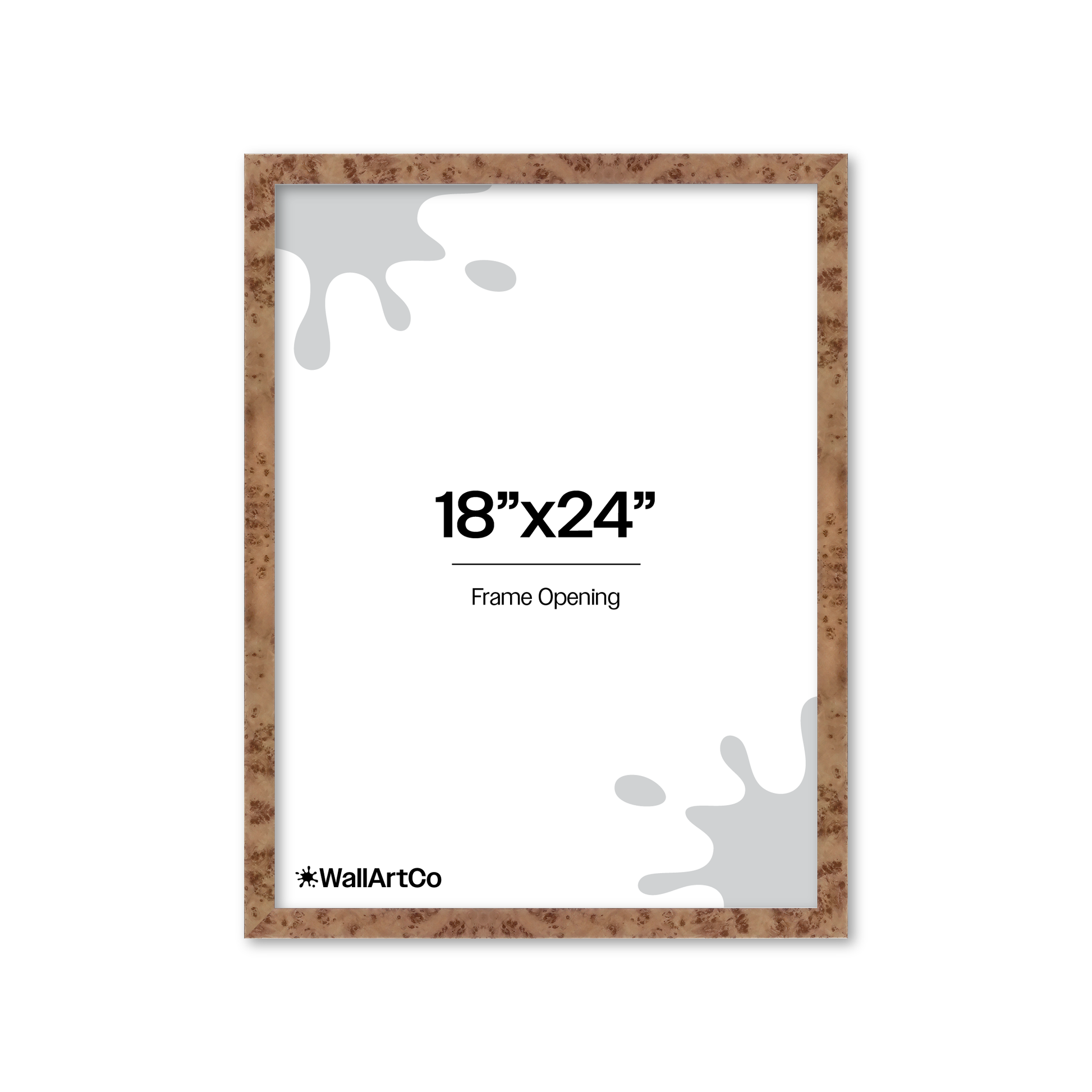 Front of picture frame