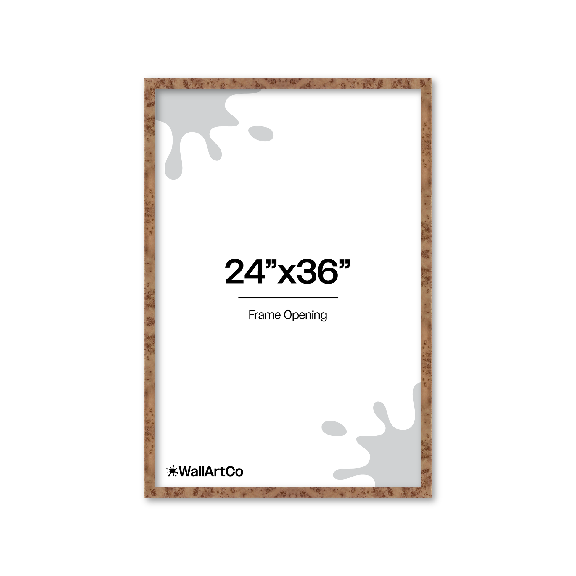 Front of picture frame