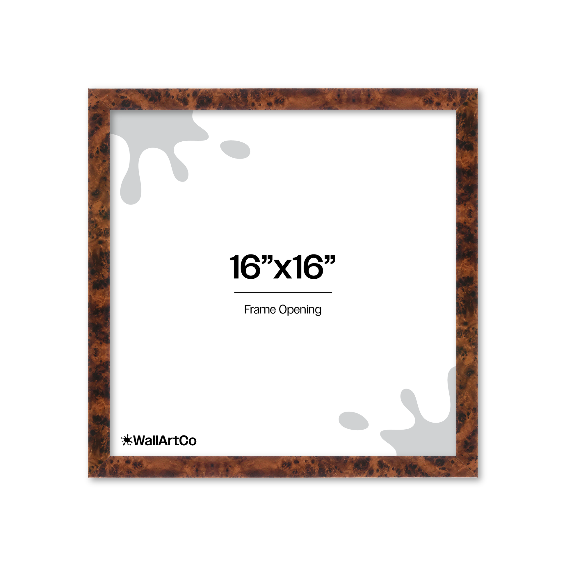 Front of picture frame