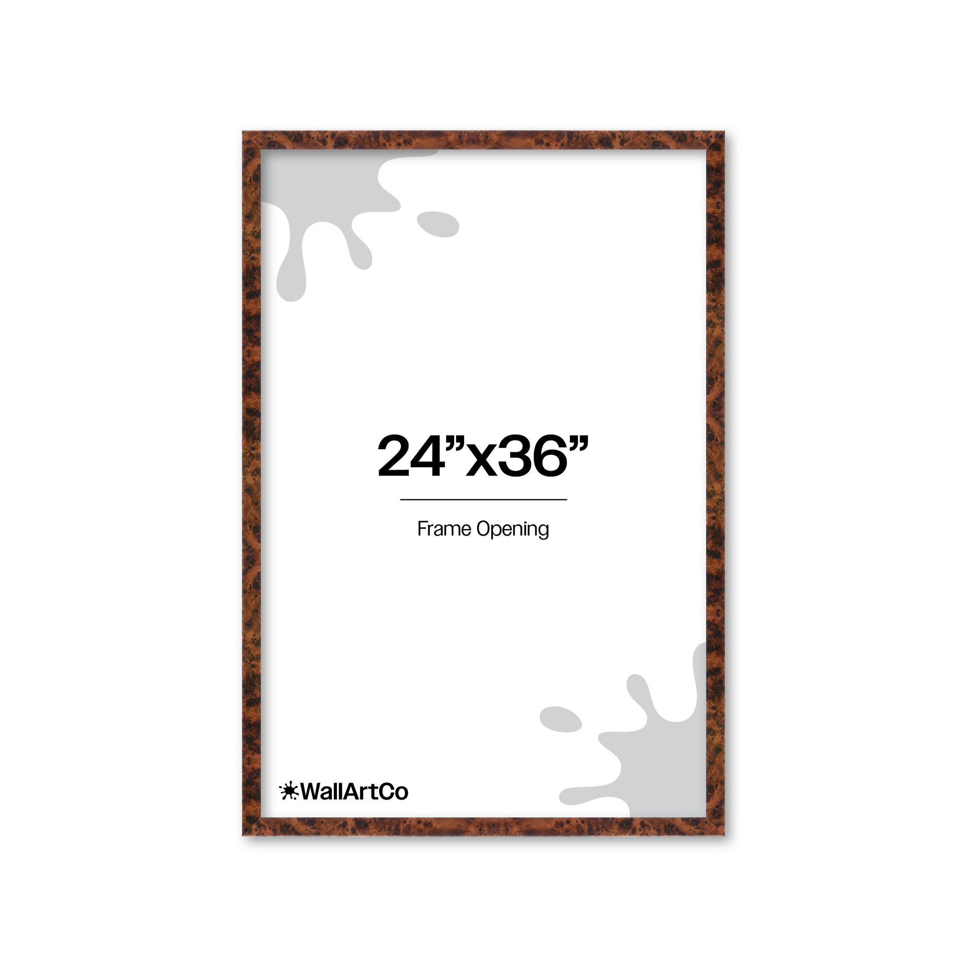 Front of picture frame