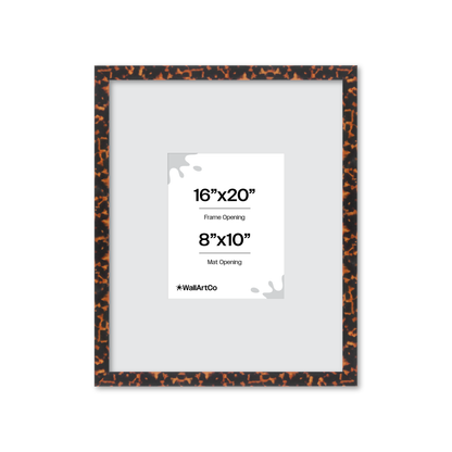 16" x 20" Tortoise Burlwood Lucca Wall Frame