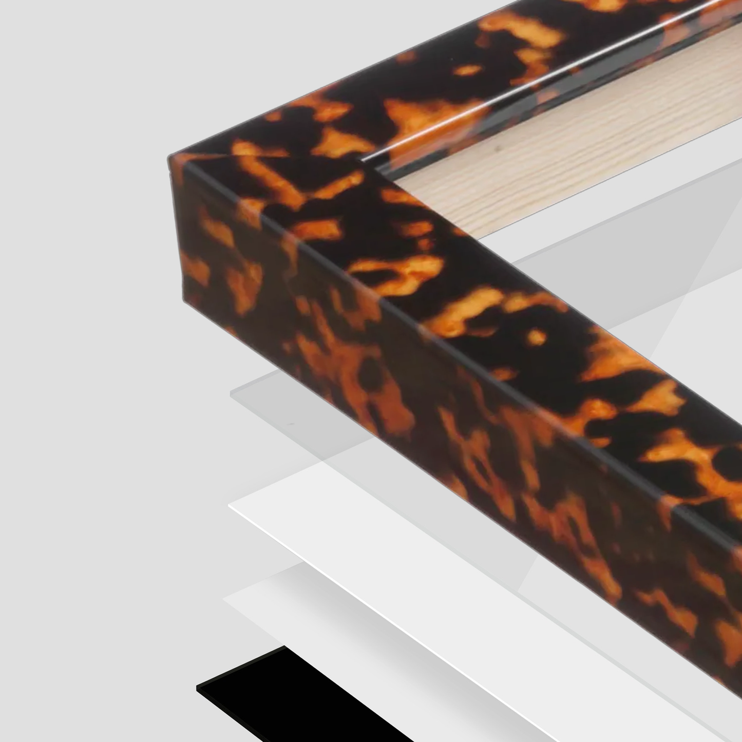 The Smooth Talker - Tortoise Burlwood Picture Frame