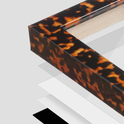 The Smooth Talker - Tortoise Burlwood Picture Frame