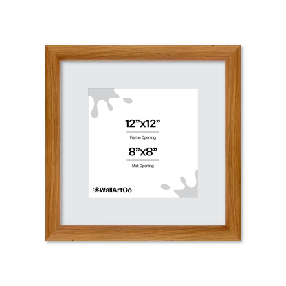 12" x 12" Light Oak Hudson Wall Frame
