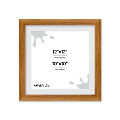 12" x 12" Light Oak Hudson Wall Frame