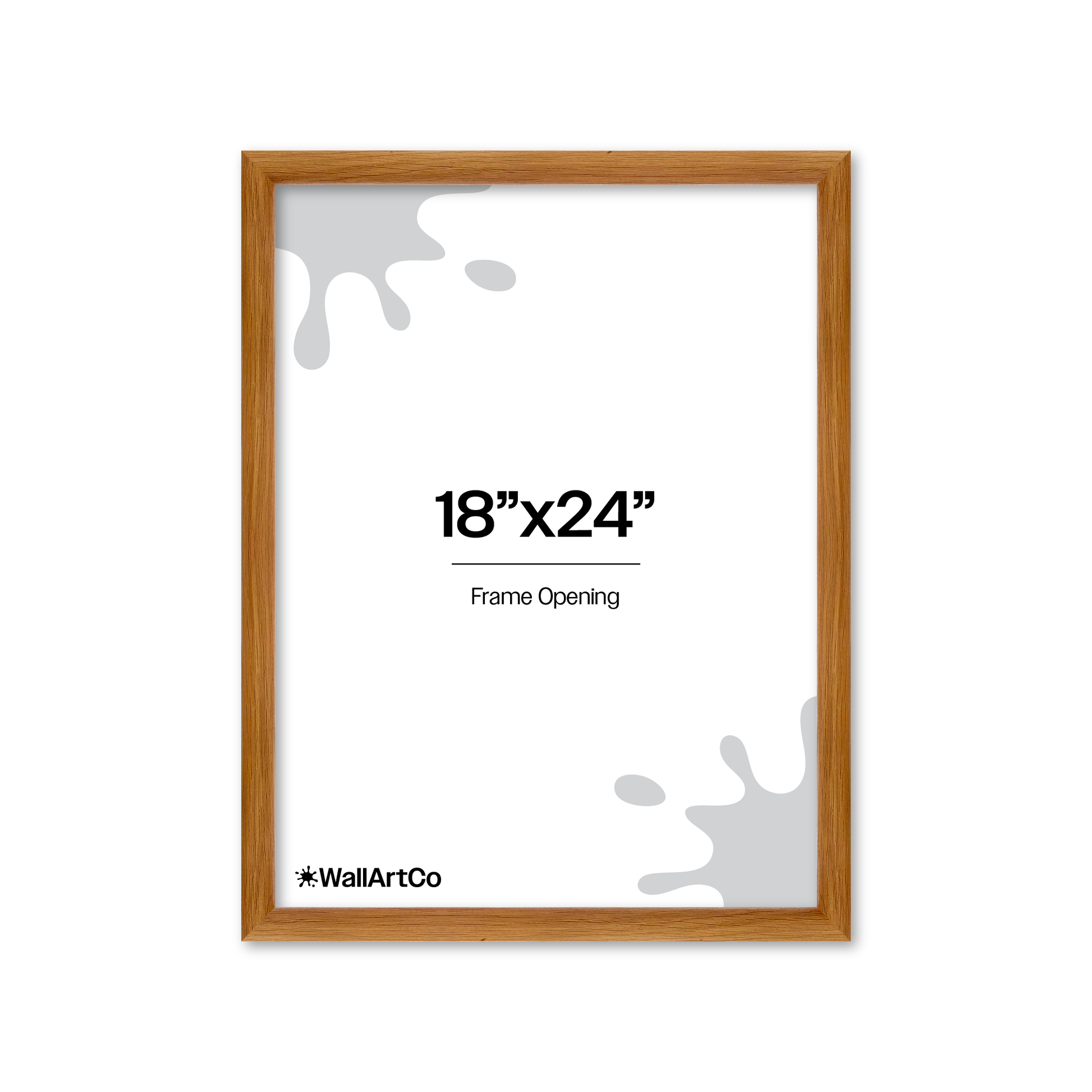 Front of picture frame