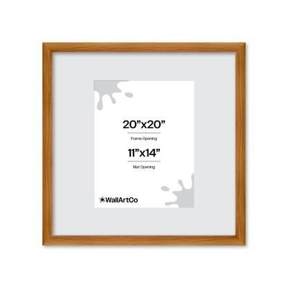 20" x 20" Light Oak Hudson Wall Frame
